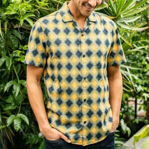 Outerknown Men's BBQ Shirt Sagebrush Solar XXL John B Routledge Outer Banks